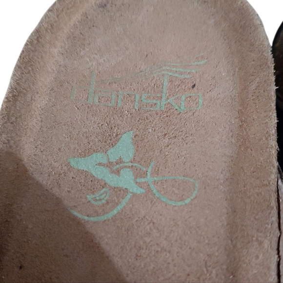 Dansko Janie Sandals Metallic Bronze Comfort Mule Sandal Size 9 - Picture 5 of 11